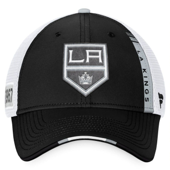 Los Angeles Kings баскетболна шапка с козирка 2022 NHL Draft Authentic Pro On Stage Trucker Adjustable