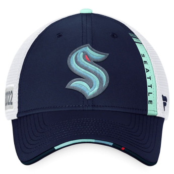 Seattle Kraken баскетболна шапка с козирка 2022 NHL Draft Authentic Pro On Stage Trucker Adjustable