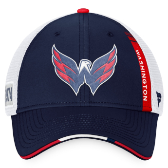 Washington Capitals баскетболна шапка с козирка 2022 NHL Draft Authentic Pro On Stage Trucker Adjustable
