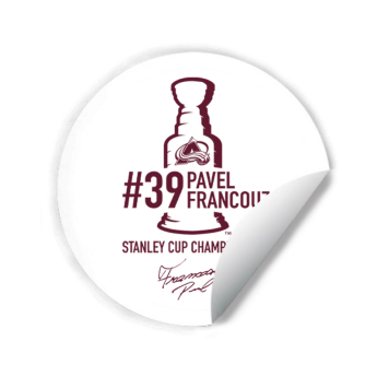 Colorado Avalanche стикер Pavel Francouz #39 Stanley Cup Champion 2022