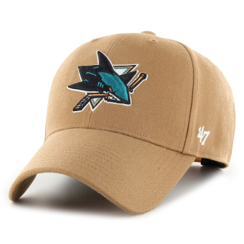 San Jose Sharks баскетболна шапка с козирка ’47 MVP Snapback camel beige