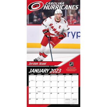 Carolina Hurricanes календар 2023 Wall Calendar