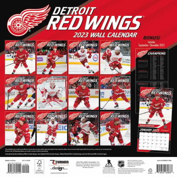 Detroit Red Wings календар 2023 Wall