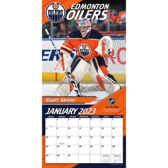 Edmonton Oilers календар 2023 Wall Calendar