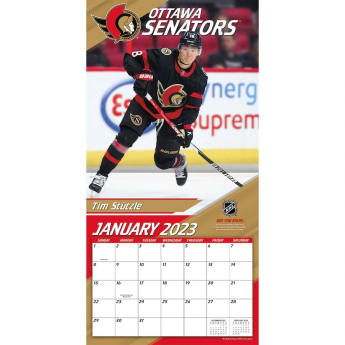 Ottawa Senators календар 2023 Wall Calendar