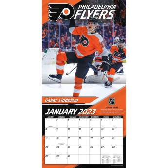 Philadelphia Flyers календар 2023 Wall Calendar