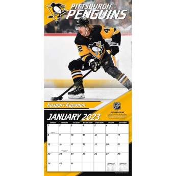 Pittsburgh Penguins календар 2023 Wall Calendar