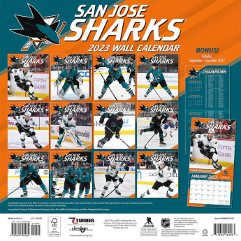 San Jose Sharks календар 2023 Wall