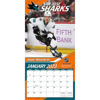 San Jose Sharks календар 2023 Wall