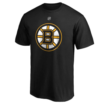 Boston Bruins мъжка тениска Brad Marchand #63 Stack Logo Name & Number