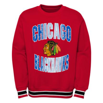 Chicago Blackhawks детски суитшърт Classic Blueliner Crew Neck