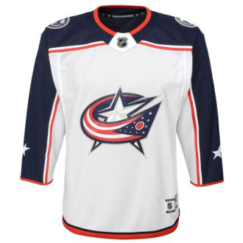 Columbus Blue Jackets детска хокейна фланелка Premier White Away