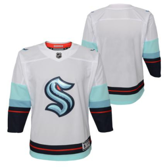 Seattle Kraken детска хокейна фланелка Premier White Away