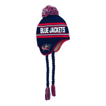 Columbus Blue Jackets детска зимна шапка Jacquard Tassel