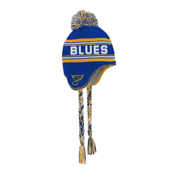 St. Louis Blues детска зимна шапка Jacquard Tassel