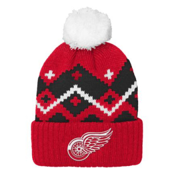 Detroit Red Wings детска зимна шапка Patchwork Cuffed Knit