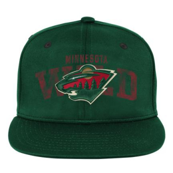 Minnesota Wild детска шапка с  козирка flat Life Style Printed Snapback