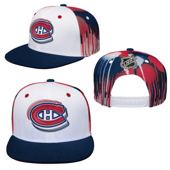 Montreal Canadiens детска шапка с  козирка flat Paint Splatter Fashion Snapback