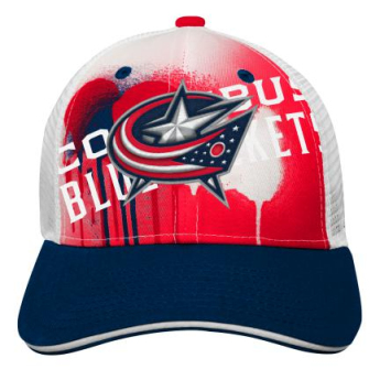 Columbus Blue Jackets детска бейзболна шапка с козирка Paint Splatter Fashion Meshback