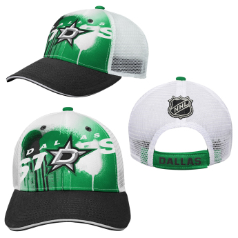 Dallas Stars детска бейзболна шапка с козирка Paint Splatter Fashion Meshback