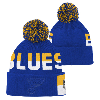 St. Louis Blues детска зимна шапка Faceoff Jacquard Knit