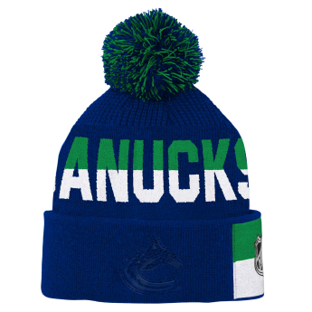 Vancouver Canucks детска зимна шапка Faceoff Jacquard Knit