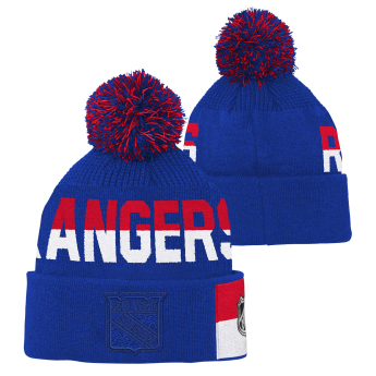 New York Rangers детска зимна шапка Faceoff Jacquard Knit