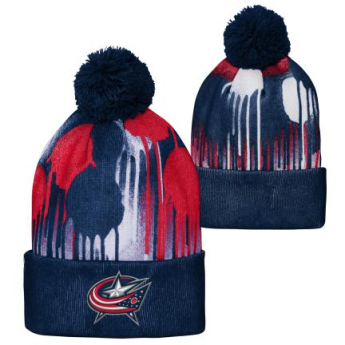 Columbus Blue Jackets детска зимна шапка Paint Splatter Cuffed