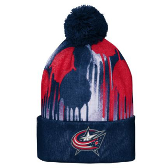 Columbus Blue Jackets детска зимна шапка Paint Splatter Cuffed