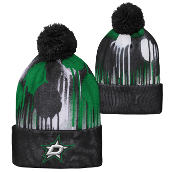 Dallas Stars детска зимна шапка Paint Splatter Cuffed
