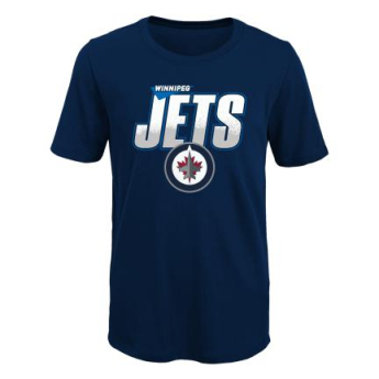 Winnipeg Jets детска тениска Frosty Center Ultra blue