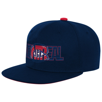 Montreal Canadiens детска шапка с  козирка flat Life Style Graphic Snapback