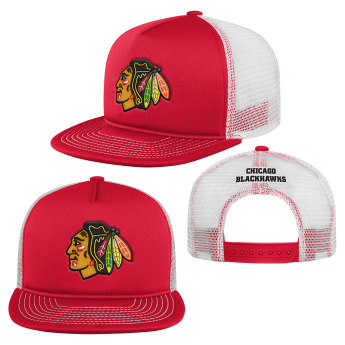 Chicago Blackhawks детска шапка с  козирка flat Foam Front Trucker Snapback