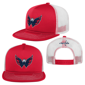 Washington Capitals детска шапка с  козирка flat Foam Front Trucker Snapback