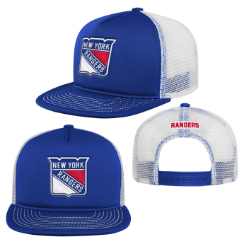 New York Rangers детска шапка с  козирка flat Foam Front Trucker Snapback