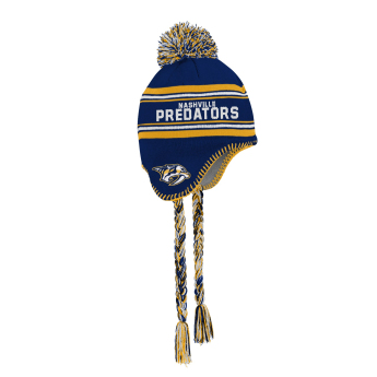 Nashville Predators детска зимна шапка Jacquard Tassel