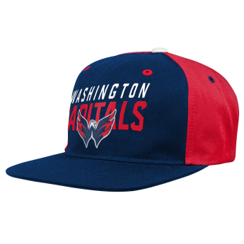 Washington Capitals детска шапка с  козирка flat Life Style Old School Flatbrim