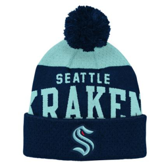 Seattle Kraken детска зимна шапка Stetchark Knit