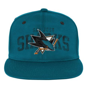 San Jose Sharks детска шапка с  козирка flat Life Style Printed Snapback