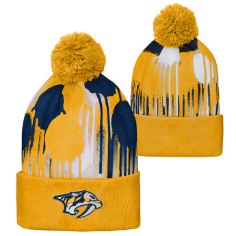 Nashville Predators детска зимна шапка Paint Splatter Cuffed