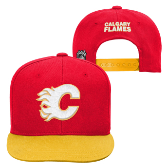 Calgary Flames детска шапка с  козирка flat 2 Tone Flatbrim Snap