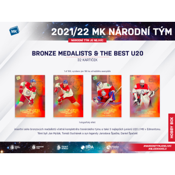 NHL кутии хокей карти NHL Czech hockey national team representation 2022 Hobby box