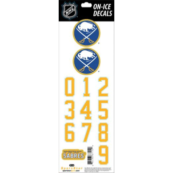 Buffalo Sabres стикери за каска Decals Yellow