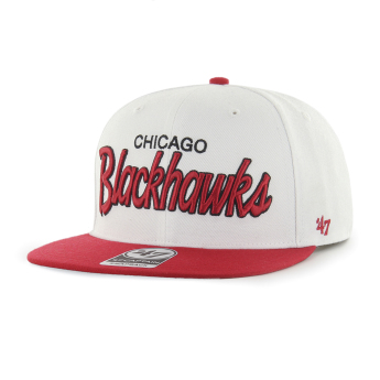 Chicago Blackhawks шапка с козирка flat Crosstown Script Two tone 47 CAPTAIN NHL WR