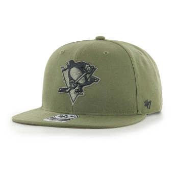 Pittsburgh Penguins шапка с козирка flat Ballpark Camo 47 CAPTAIN NHL green