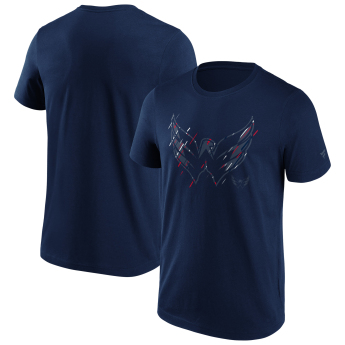 Washington Capitals мъжка тениска Etch T-Shirt navy