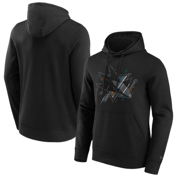 San Jose Sharks мъжки суитшърт с качулка Etch Hoodie black