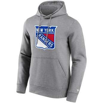 New York Rangers мъжки суитшърт с качулка Primary Logo Graphic Hoodie grey