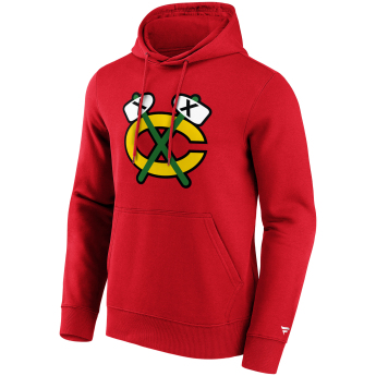 Chicago Blackhawks мъжки суитшърт с качулка Primary Logo Graphic Hoodie red