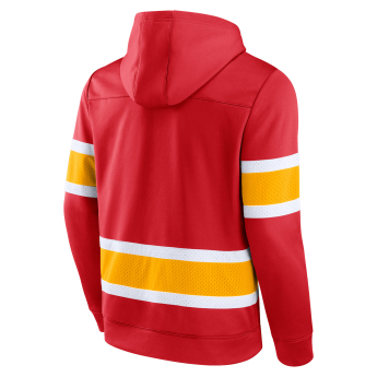 Calgary Flames мъжки суитшърт с качулка Iconic NHL Exclusive Pullover Hoodie red